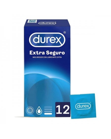 Condoms Durex Extra Seguro Ø 5,6 cm (12 uds)