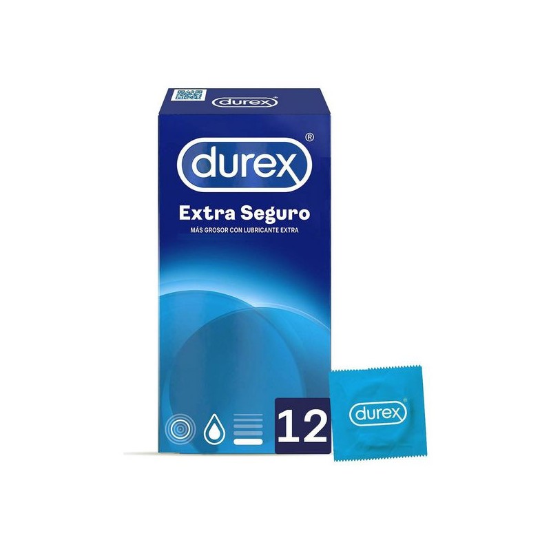 Prezervatīvi Durex Extra Seguro Ø 5,6 cm (12 uds)