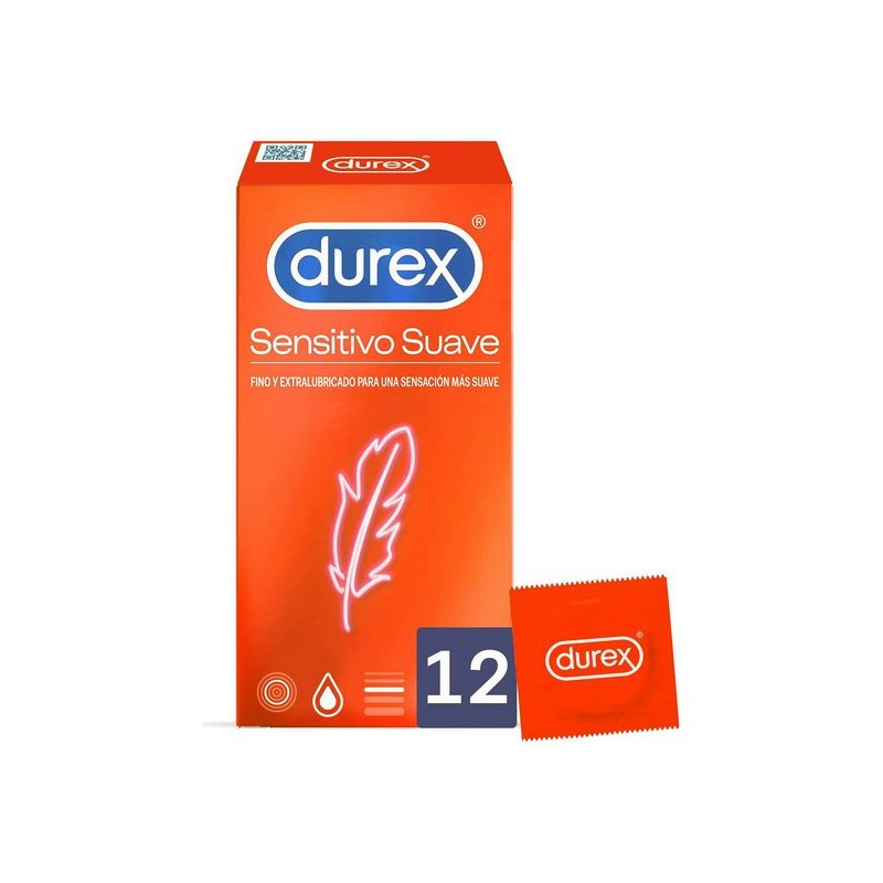 Condoms Durex Sensitivo Suave Ø 5,6 cm (12 uds)