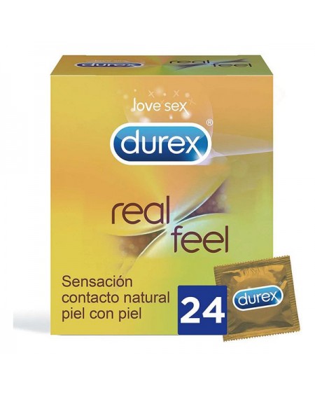 Preservativi Durex Real Feel (24 uds)