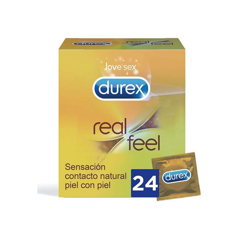 Preservativi Durex Real Feel (24 uds)