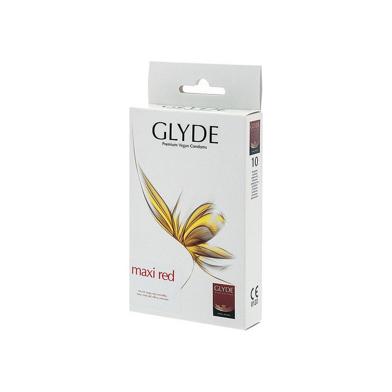 Prezervatīvi Glyde Maxi Red 19 cm Nav Ø 5,6 cm