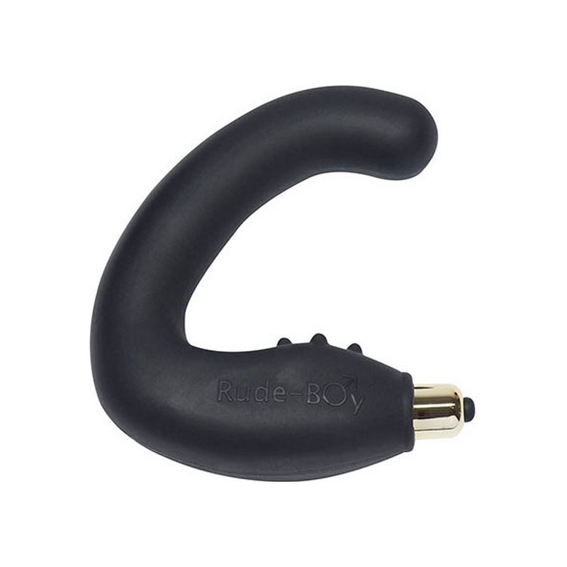 Melns Prostatas Vibrators ar 7 Ātrumiem Rude Boy Rocks-Off 7RBKV