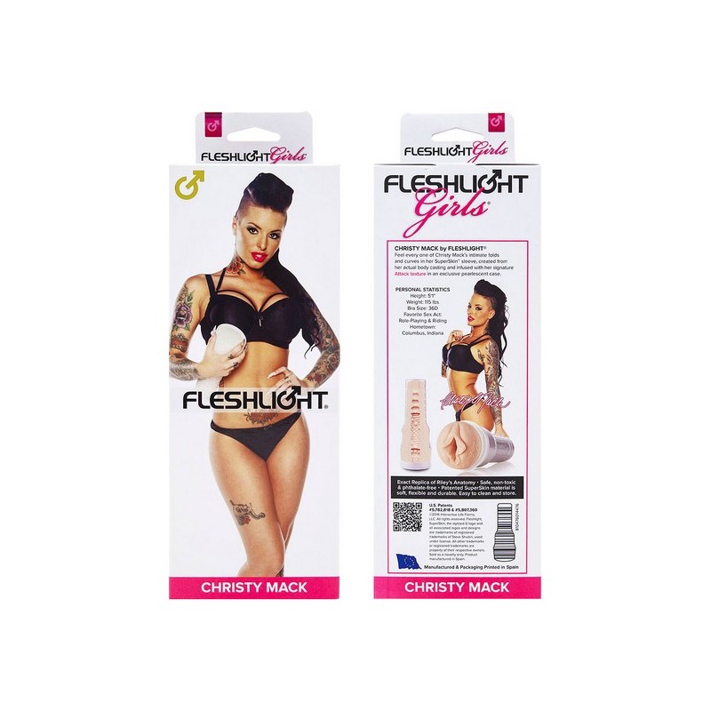 Masturbācijas Rīks Fleshlight FL810476014476 Christy Mack Attack