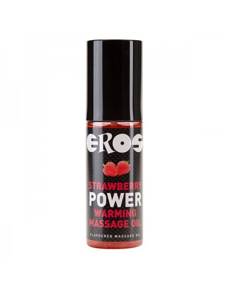 Erotic Massage Oil Eros Strawberry (100 ml)