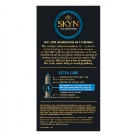 Prezervatīvi Manix SKYN Extra Lube 5,7 cm 18 cm (10 uds)
