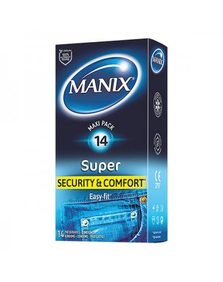 Condoms Manix Super No 18,5 cm (14 uds)