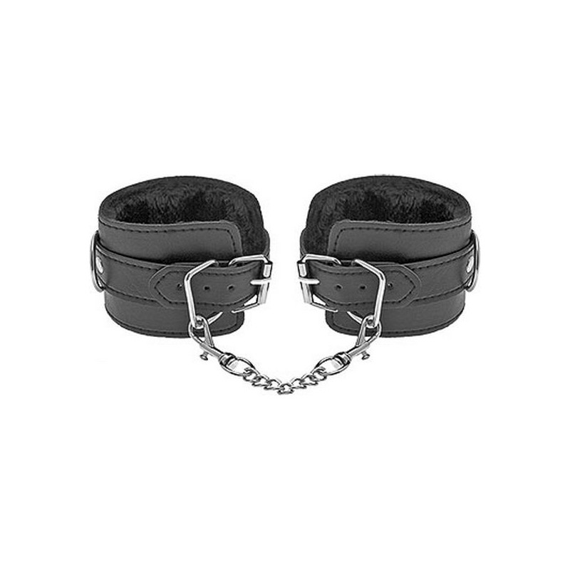 Cuffs S Pleasures Lover's Black/Silver