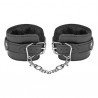 Cuffs S Pleasures Lover's Black/Silver
