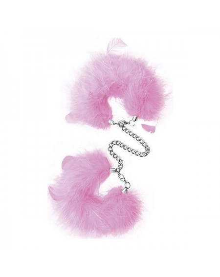 Cuffs S Pleasures Feather Pink