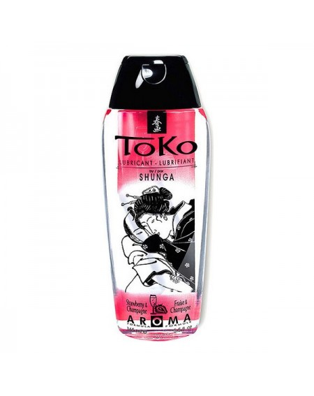 Toko Lubricant Strawberry & Champagne Shunga SH6401 (165 ml) (165 ml)