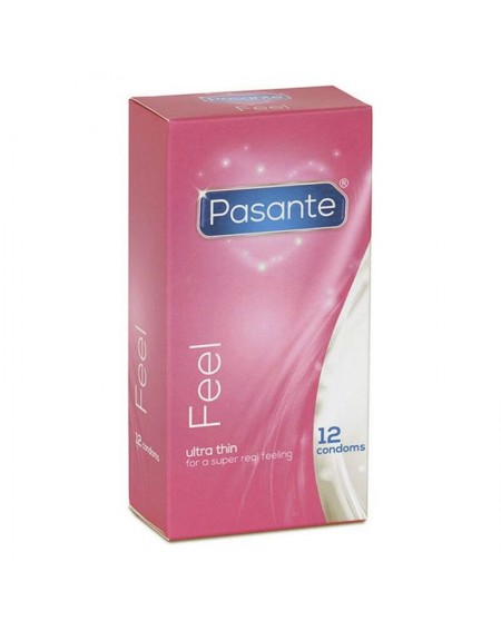 Preservativi Pasante Feel 18 cm (12 uds)