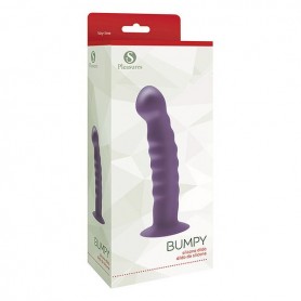 Dildo S Pleasures Bumpy Silicone Purple