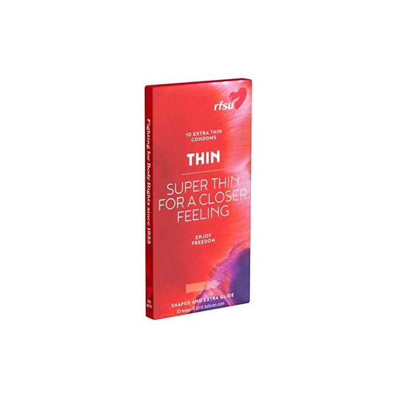 Condoms RFSU Thin 18,5 cm (10 uds)