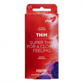 Condoms RFSU Thin 18,5 cm (10 uds)