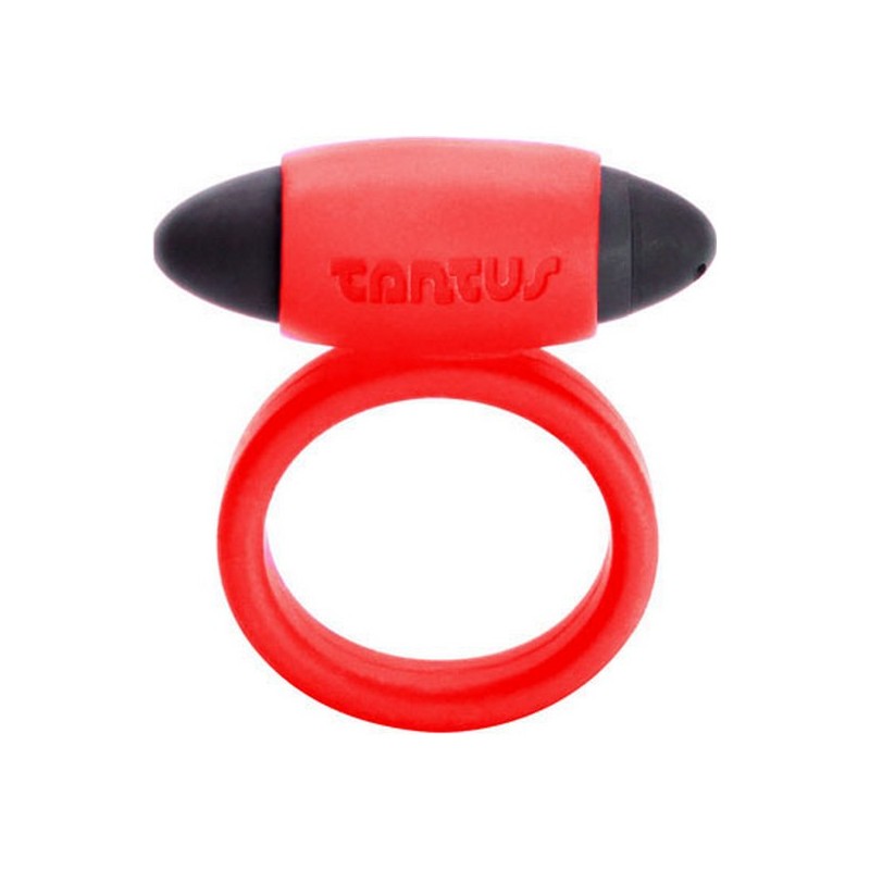 Anello Fallico Vibraring Tantus Nero/Rosso