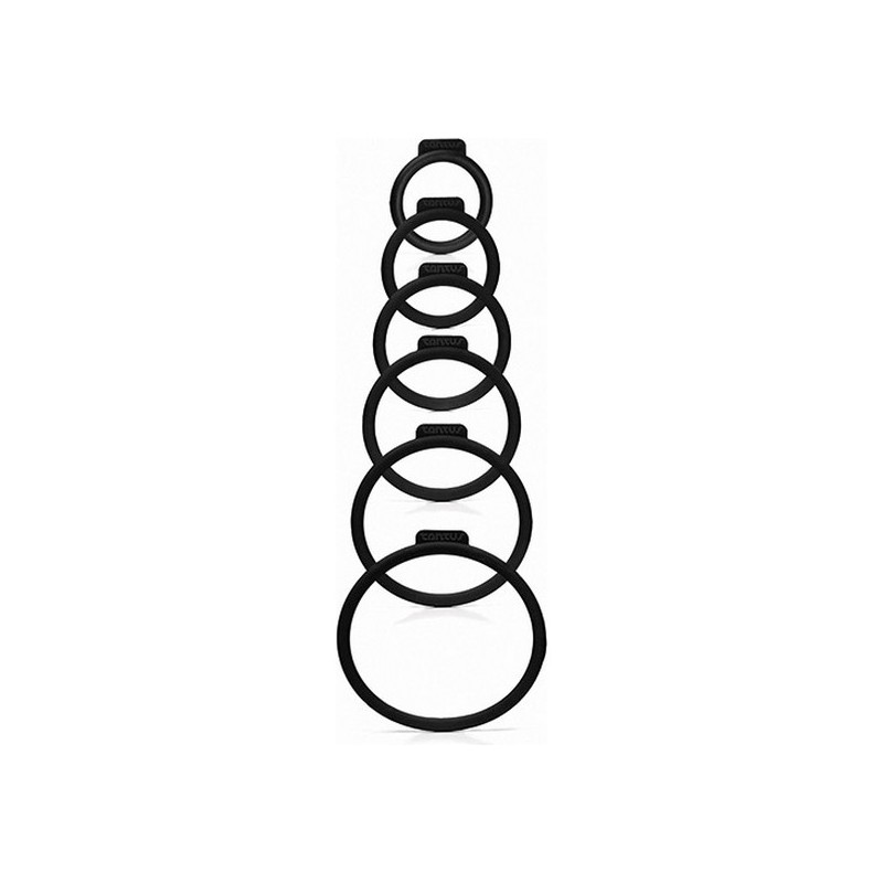 Cock Ring Tantus Black (6 pcs)