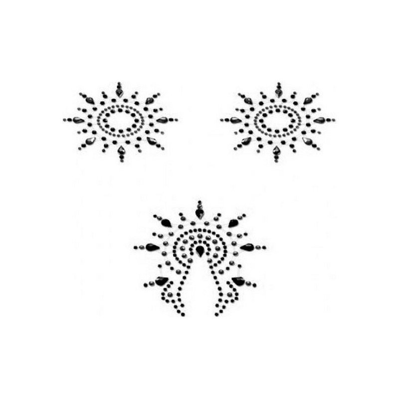 Набор Глория, черный Mystim (3 pcs)