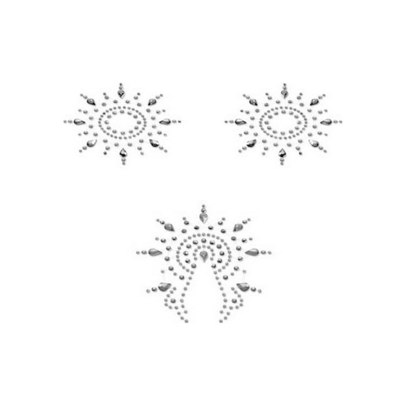 Набор Глория, серебряный Mystim (3 pcs)