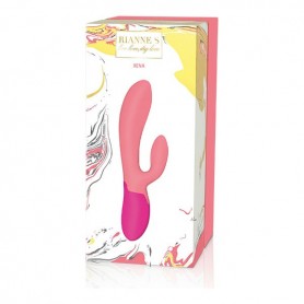 Divkārši Stimulējošs Vibrators Rianne S Essentials Xena Rabbit Korāļi Rozā