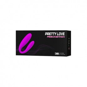 Divkārši Stimulējošs Vibrators Pretty Love Fascination Rozā