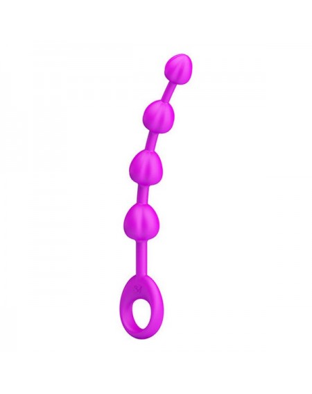 Anal Beads Pretty Love Conical Pink Silicone