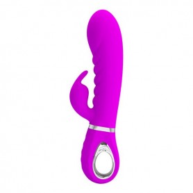 Divkārši Stimulējošs Vibrators Pretty Love Prescott Ceriņš (12 cm)