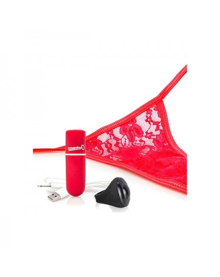 Charged Remote Control Panty Vibe Red The Screaming O