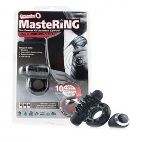 Vibrogredzens Dzimumloceklim The Screaming O MasteRing Melns